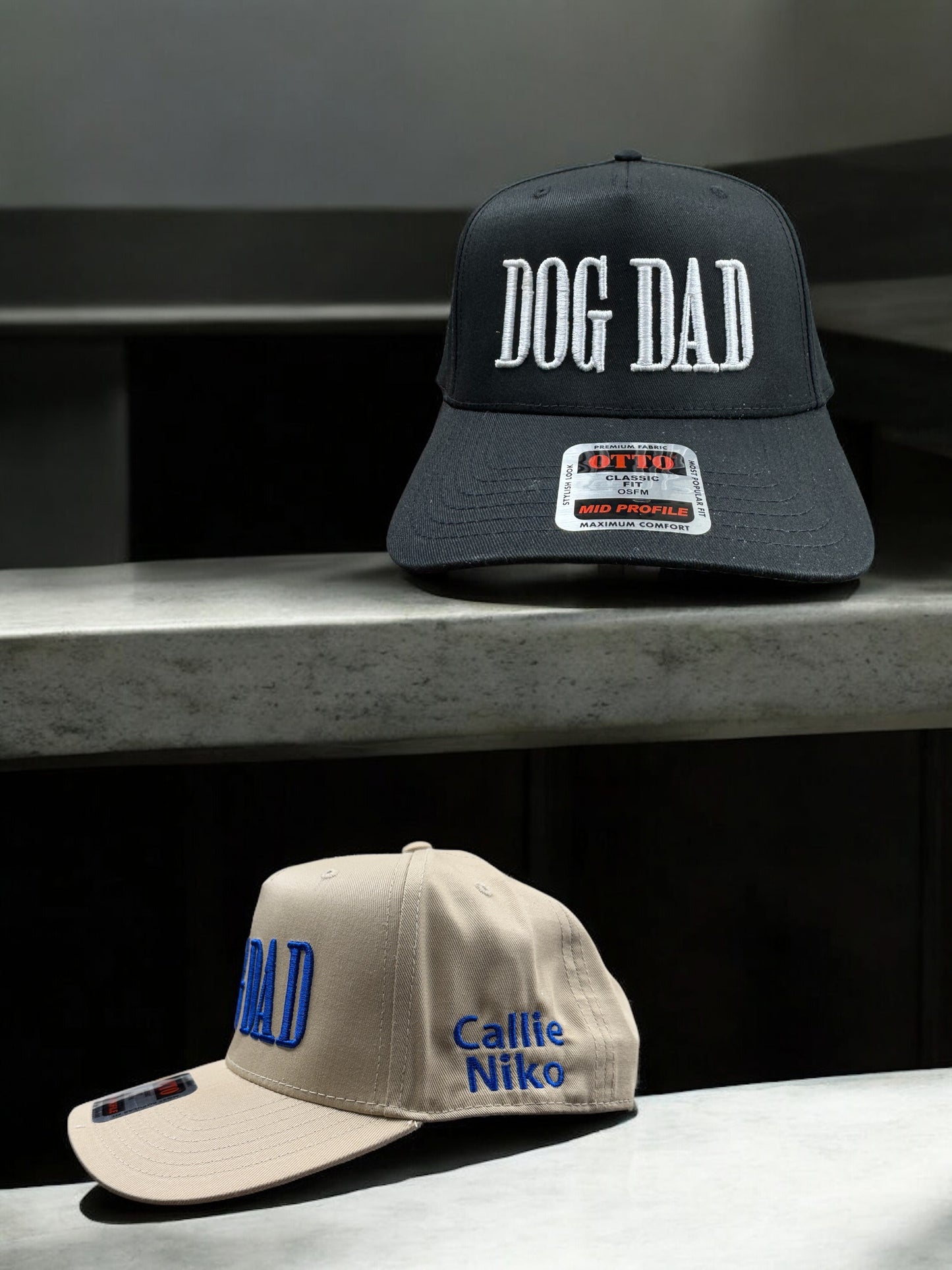 Dog Dad hat with side embroidery