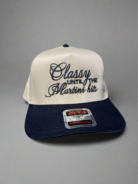 Classy until the martini hits