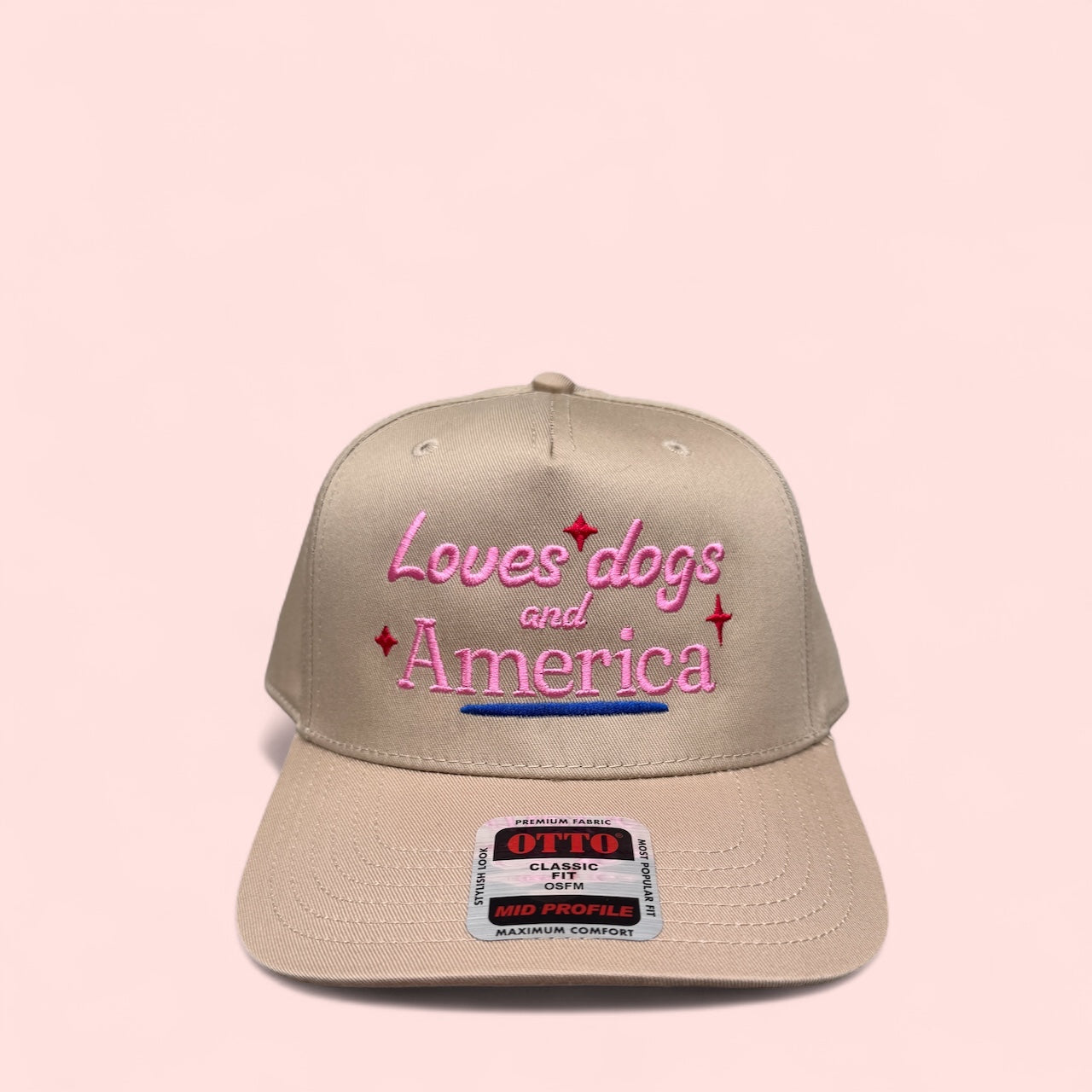 Loves dogs and America