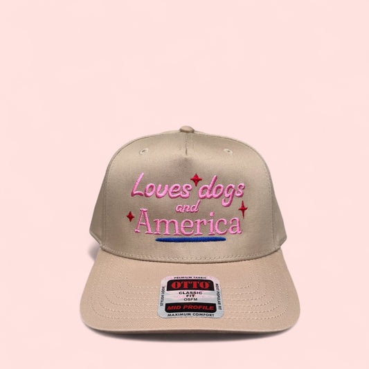 Loves dogs and America