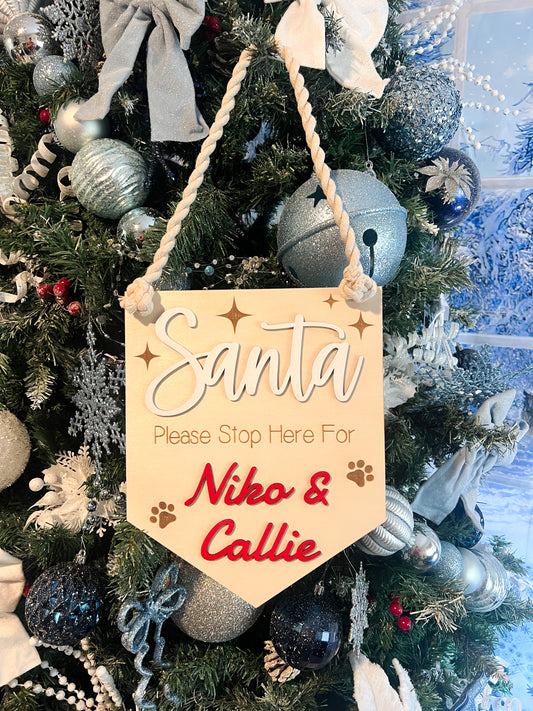 Santa please stop here for